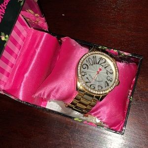 Betsy Johnson Gold watch!